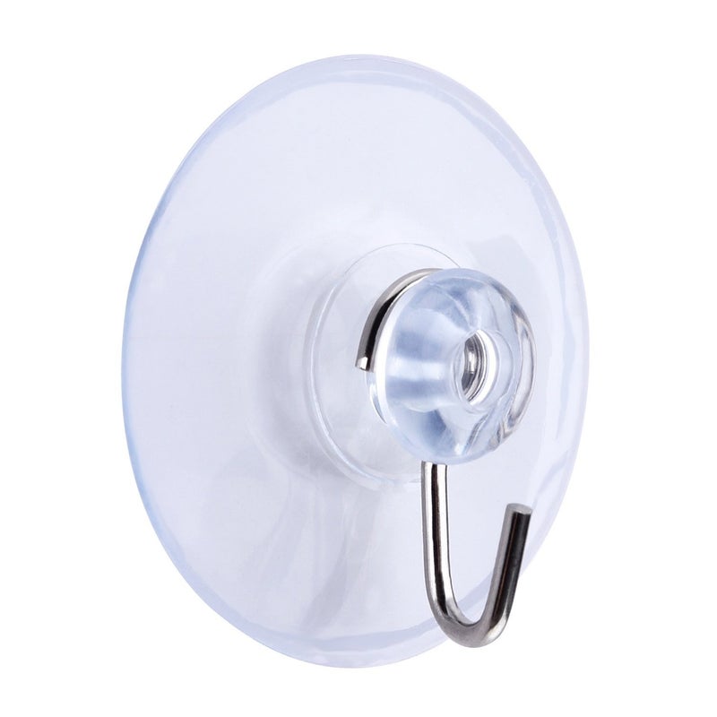 FlanicaUSA 20 Pack Clear Plastic Strong Suction Cup with Removable Hook (7/8" (22.22mm) Diameter) - Image 3